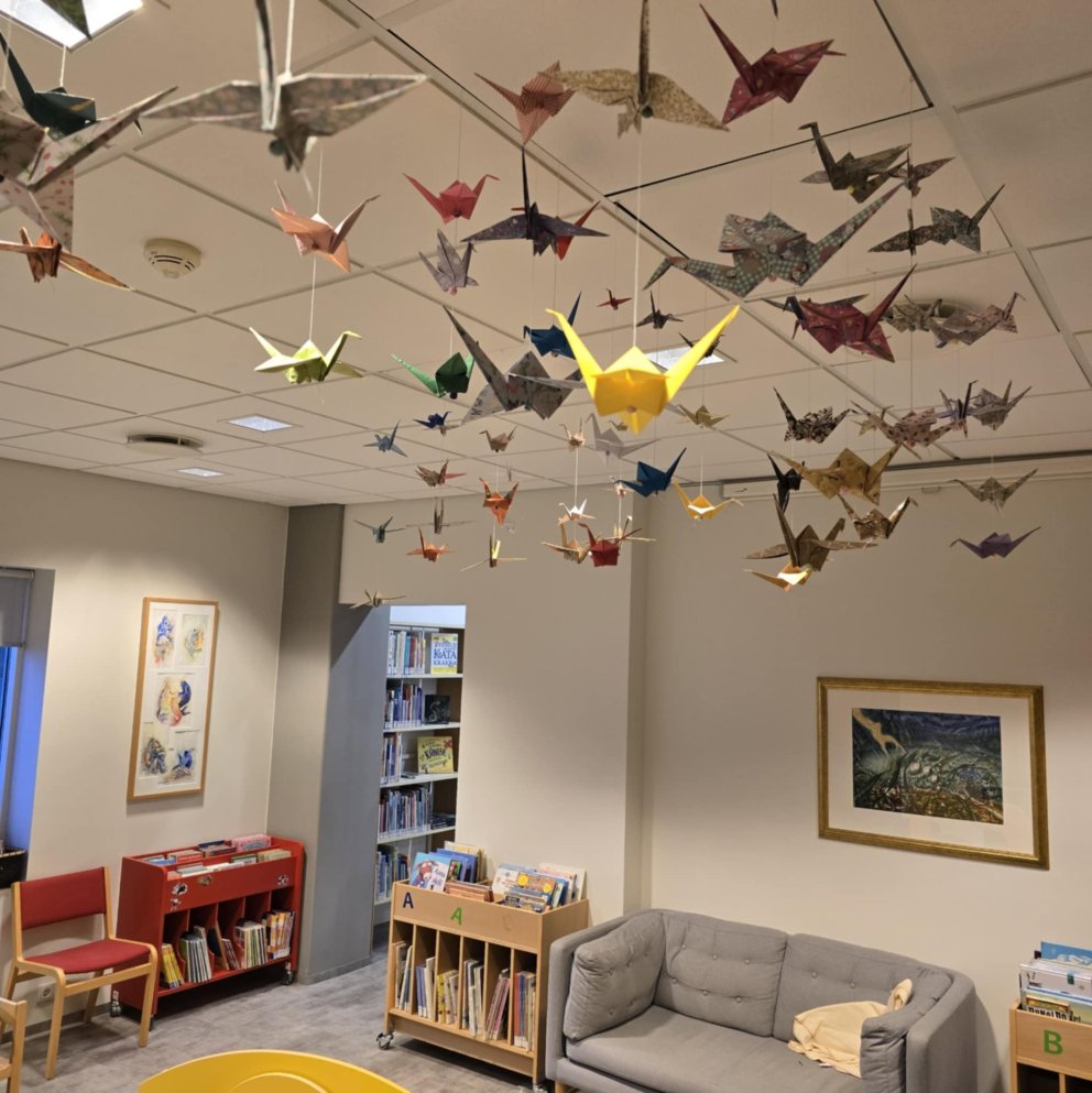 Að brjóta 1000 trönur