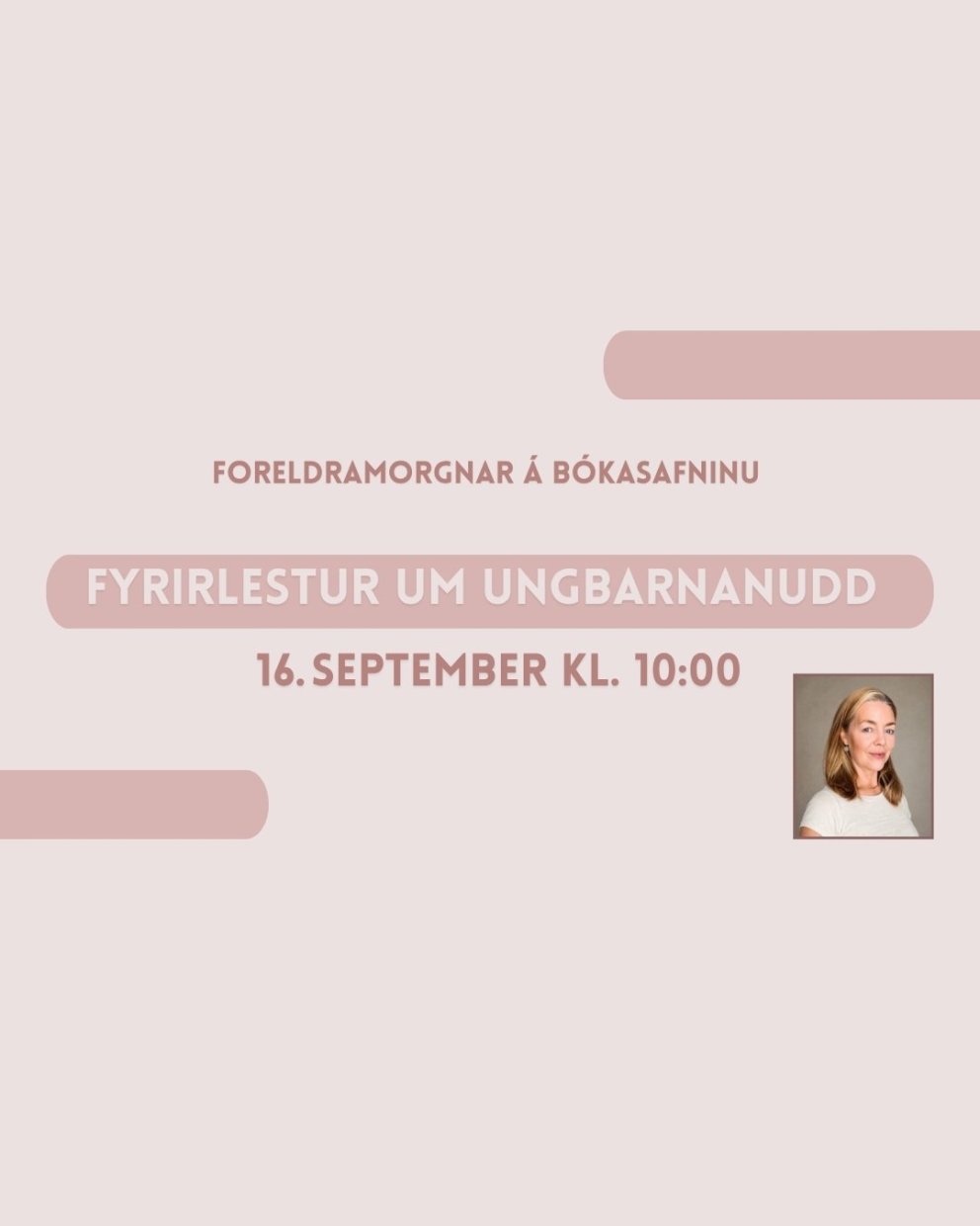 Fyrirlestur um ungbarnanudd