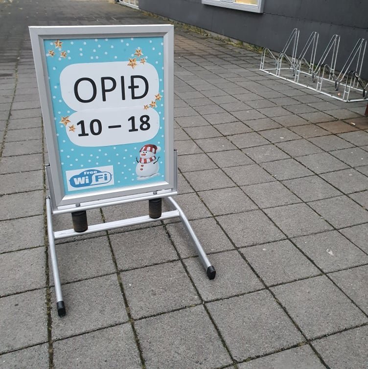 Opnunartími um hátíðirnar