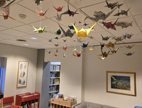 Að brjóta 1000 trönur