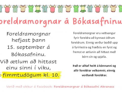 Fyrsti foreldramorgun vetrarins!