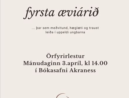 RIE - örfyrirlestur á foreldramorgni