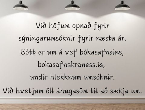 Sýningarumsókn 2025